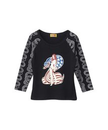 HYSTERIC GLAMOUR | COBRA 七分袖チビTシャツ(Tシャツ/カットソー)