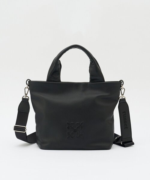 russet(ラシット)の「【Souffle TOTE】レザー2WAYトートバッグ(トートバッグ・レディース・ダークブラウン/グレイッシュベージュ/ブラック・FREE)」の5枚目の写真