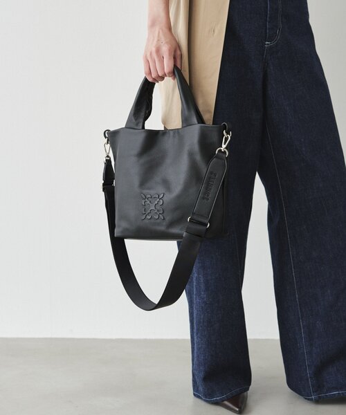 russet(ラシット)の「【Souffle TOTE】レザー2WAYトートバッグ(トートバッグ・レディース・ダークブラウン/グレイッシュベージュ/ブラック・FREE)」の7枚目の写真