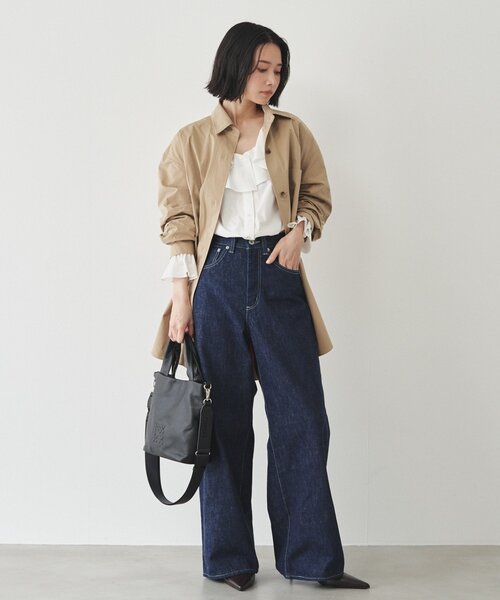 russet(ラシット)の「【Souffle TOTE】レザー2WAYトートバッグ(トートバッグ・レディース・ダークブラウン/グレイッシュベージュ/ブラック・FREE)」の8枚目の写真
