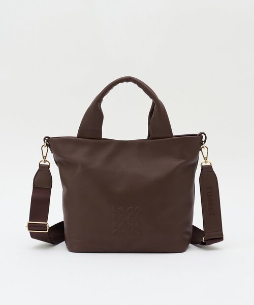 russet(ラシット)の「【Souffle TOTE】レザー2WAYトートバッグ(トートバッグ・レディース・ダークブラウン/グレイッシュベージュ/ブラック・FREE)」の10枚目の写真