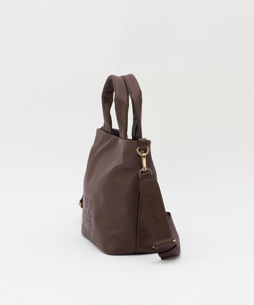 russet(ラシット)の「【Souffle TOTE】レザー2WAYトートバッグ(トートバッグ・レディース・ダークブラウン/グレイッシュベージュ/ブラック・FREE)」の12枚目の写真