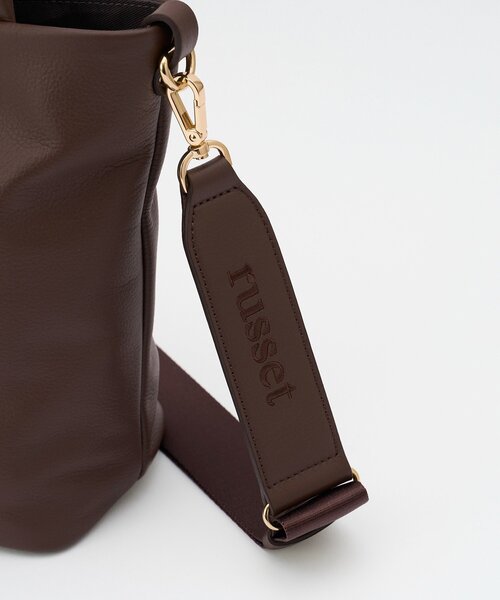 russet(ラシット)の「【Souffle TOTE】レザー2WAYトートバッグ(トートバッグ・レディース・ダークブラウン/グレイッシュベージュ/ブラック・FREE)」の13枚目の写真