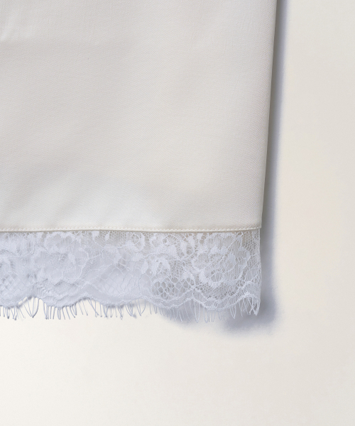 TTUDEMENT(トュードメント)の「SATIN LACE SLIP DRESS_CREAM(ワンピース・レディース・その他・SMALL/MEDIUM)」の5枚目の写真