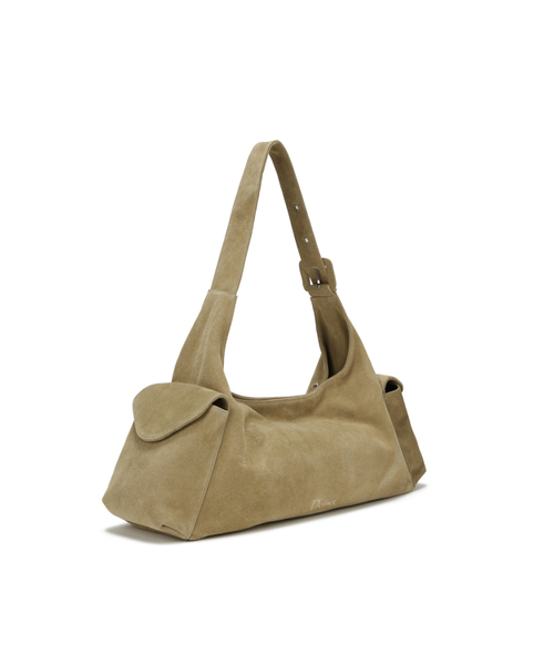 DEINET(ダイニット)の「DEINET SUEDE BUCKLE BAG IN BEIGE(ショルダーバッグ・レディース・その他・FREE)」の2枚目の写真