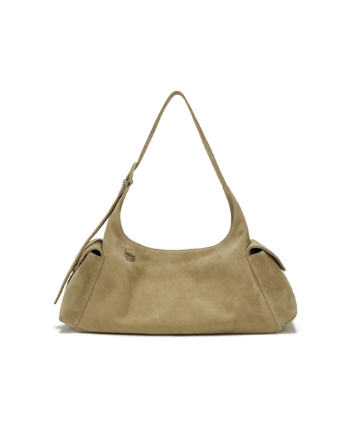 DEINET(ダイニット)の「DEINET SUEDE BUCKLE BAG IN BEIGE(ショルダーバッグ・レディース・その他・FREE)」の3枚目の写真