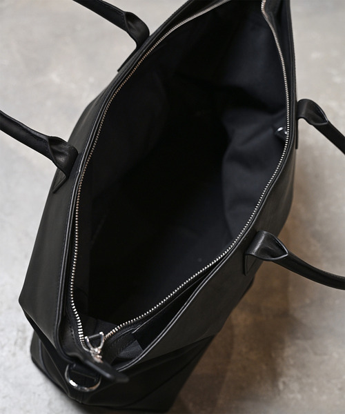 EARLE(アール)の「EARLE アール / Shoe sole boston-tote bag キップレザーシューソールボストンビッグトートバッグ / ER6501(トートバッグ・メンズ・ブラック/ブラウン・FREE)」の5枚目の写真