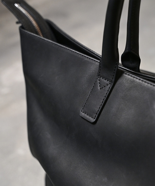 EARLE(アール)の「EARLE アール / Shoe sole boston-tote bag キップレザーシューソールボストンビッグトートバッグ / ER6501(トートバッグ・メンズ・ブラック/ブラウン・FREE)」の7枚目の写真