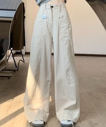 ワイド デニムパンツ