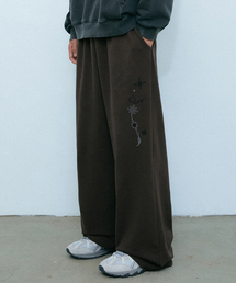 オリジン ワイドスウェットパンツ アッシュブラウン