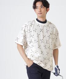 4WAY高通気Woven ＜ゴルフクラブ柄＞ (MENS)