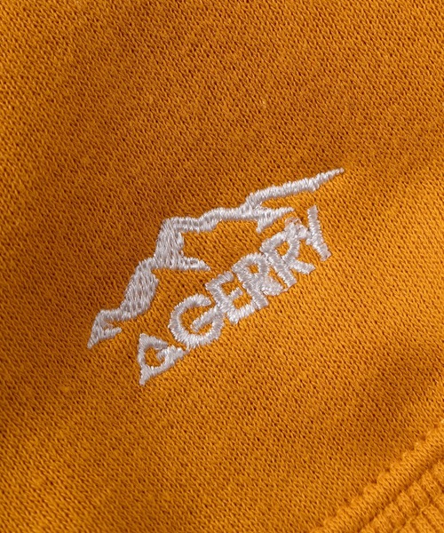 GERRY(ジェリー)の「【70】【GERRY/ジェリー】ライトウォーム 裏起毛 ジップパーカー/フーディー/オーバーサイズ/ライトアウター/ロゴ刺繍/ユニセックス/レディース/メンズ(パーカー・メンズ・マスタード/グレー/ブラウン/ホワイト/ブラック・M/L/XL)」の12枚目の写真