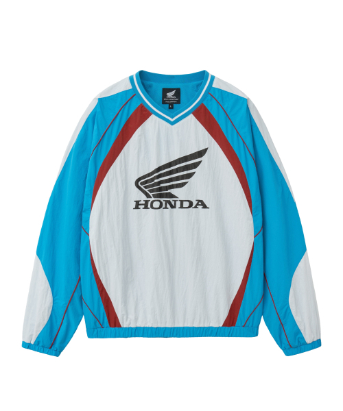 PHYPS MOTORCYCLE(フィップスモーターサイクル)の「レーシングナイロンロングスリーブ ライトブルー(Tシャツ/カットソー・メンズ・その他・SMALL/MEDIUM/LARGE/X-LARGE)」の1枚目の写真