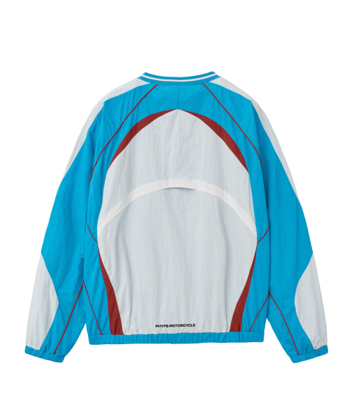 PHYPS MOTORCYCLE(フィップスモーターサイクル)の「レーシングナイロンロングスリーブ ライトブルー(Tシャツ/カットソー・メンズ・その他・SMALL/MEDIUM/LARGE/X-LARGE)」の2枚目の写真