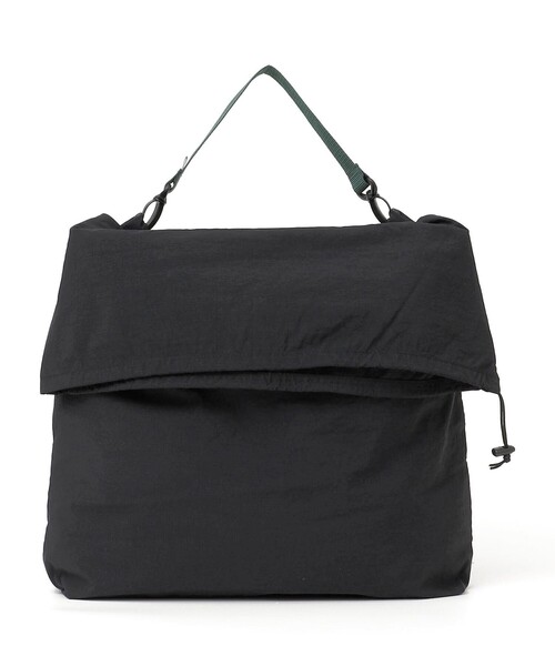 STANDARD SUPPLY（スタンダードサプライ）の「STANDARD SUPPLY: ドローストリング ショルダーバッグ（トートバッグ・メンズ・グレー/ブラック/ナチュラル・ONE SIZE）」の2枚目の写真