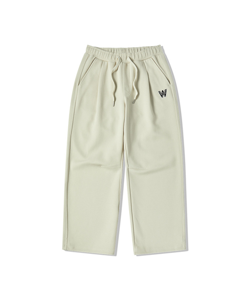 LIFE WORK(ライフワーク)の「L2 ツイル Wロゴ ウエストゴムパンツ(その他パンツ・メンズ・ブラック/アイボリー・LARGE/MEDIUM)」の2枚目の写真