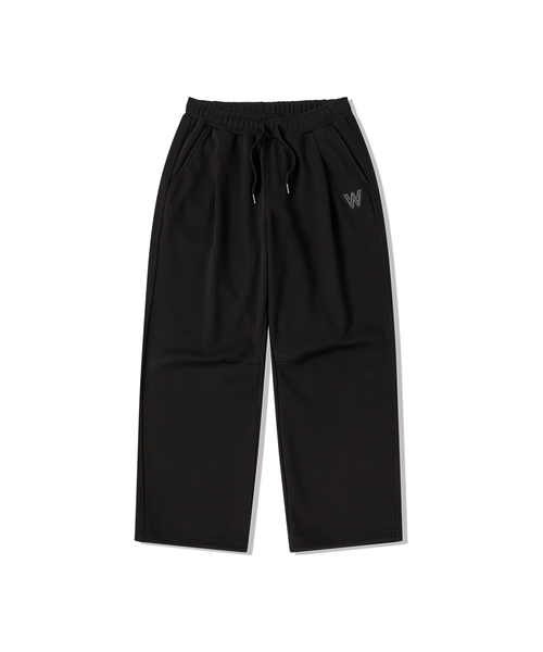 LIFE WORK(ライフワーク)の「L2 ツイル Wロゴ ウエストゴムパンツ(その他パンツ・メンズ・ブラック/アイボリー・LARGE/MEDIUM)」の1枚目の写真
