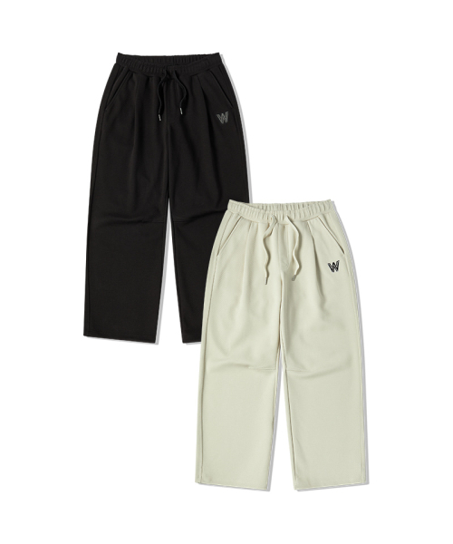 LIFE WORK(ライフワーク)の「L2 ツイル Wロゴ ウエストゴムパンツ(その他パンツ・メンズ・ブラック/アイボリー・LARGE/MEDIUM)」の3枚目の写真