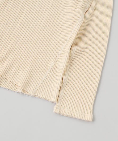 SandWaterr（サンドウォーター）の「SandWaterr / サンドウォーター ORGANIZED PULLOVER TOP / COTT（Tシャツ/カットソー・メンズ・ブラック/ホワイト・1）」の4枚目の写真