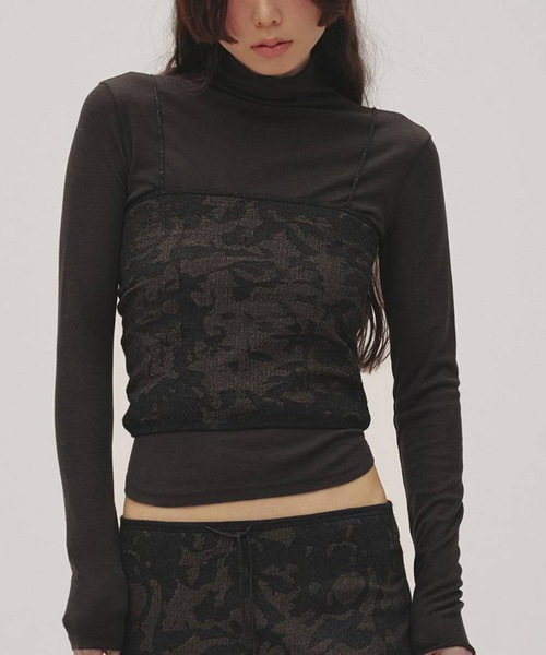 TODAYFUL(トゥデイフル)の「【TODAYFUL/トゥデイフル】Soft Fraise Turtleneck Tops/ソフトフライスタートルネックトップス(Tシャツ/カットソー・レディース・アイボリー/グレー/ダークグレー・FREE)」の3枚目の写真