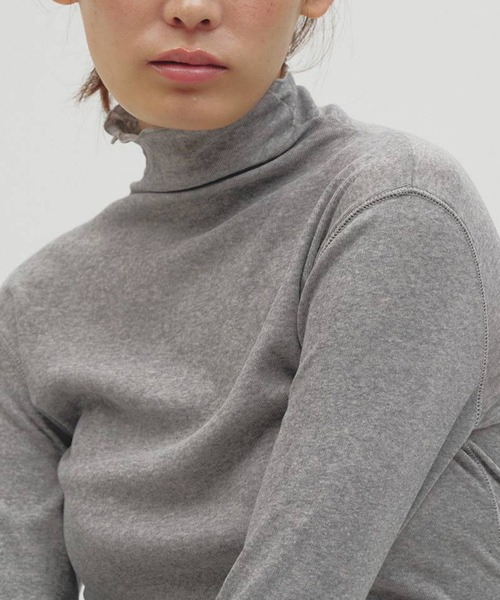 TODAYFUL(トゥデイフル)の「【TODAYFUL/トゥデイフル】Soft Fraise Turtleneck Tops/ソフトフライスタートルネックトップス(Tシャツ/カットソー・レディース・アイボリー/グレー/ダークグレー・FREE)」の10枚目の写真