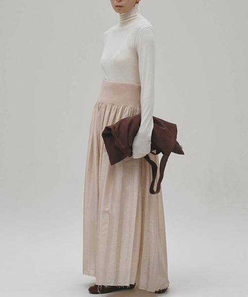 TODAYFUL(トゥデイフル)の「【TODAYFUL/トゥデイフル】Soft Fraise Turtleneck Tops/ソフトフライスタートルネックトップス(Tシャツ/カットソー・レディース・アイボリー/グレー/ダークグレー・FREE)」の4枚目の写真