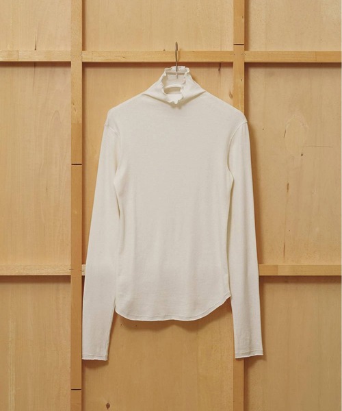 TODAYFUL(トゥデイフル)の「【TODAYFUL/トゥデイフル】Soft Fraise Turtleneck Tops/ソフトフライスタートルネックトップス(Tシャツ/カットソー・レディース・アイボリー/グレー/ダークグレー・FREE)」の9枚目の写真