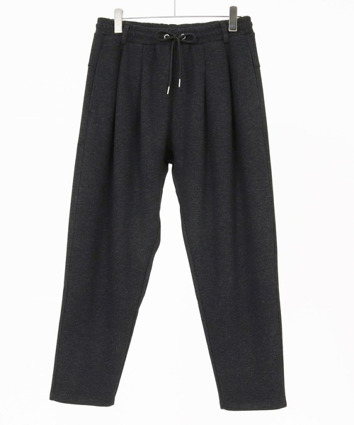 CAMBIO(カンビオ)の「mp15525- Houndstooth Wool Blend Wide Tapered Pants テーパードパンツ(A76726cmb)(その他パンツ・メンズ・ブラック/ブラウン/チャコール・S/M/L)」の21枚目の写真