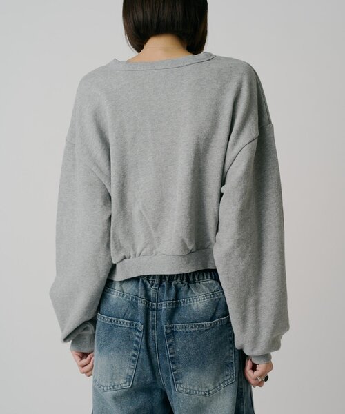 goocy（グーシー）の「【DISCUS】フレンチテリーヘンリーPO（Tシャツ/カットソー・レディース・レッド/グレー/ブラウン/ネイビー・FREE）」の17枚目の写真