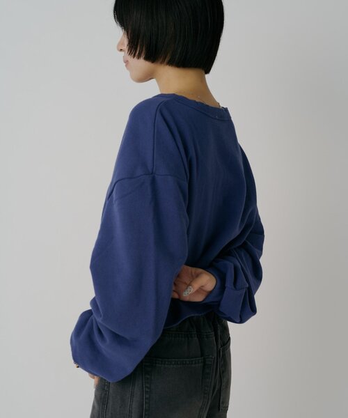 goocy（グーシー）の「【DISCUS】フレンチテリーヘンリーPO（Tシャツ/カットソー・レディース・レッド/グレー/ブラウン/ネイビー・FREE）」の5枚目の写真