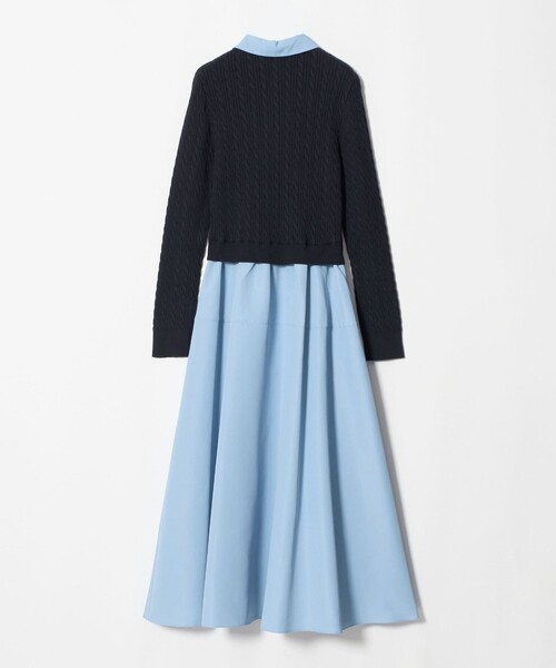 UNITED ARROWS(ユナイテッドアローズ)の「ケーブル コンビ ワンピース(ワンピース・レディース・ネイビー/ブラック・FREE)」の7枚目の写真