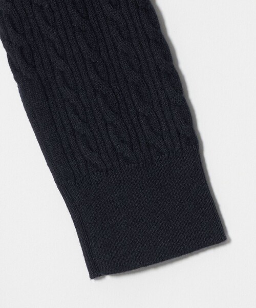 UNITED ARROWS(ユナイテッドアローズ)の「ケーブル コンビ ワンピース(ワンピース・レディース・ネイビー/ブラック・FREE)」の9枚目の写真
