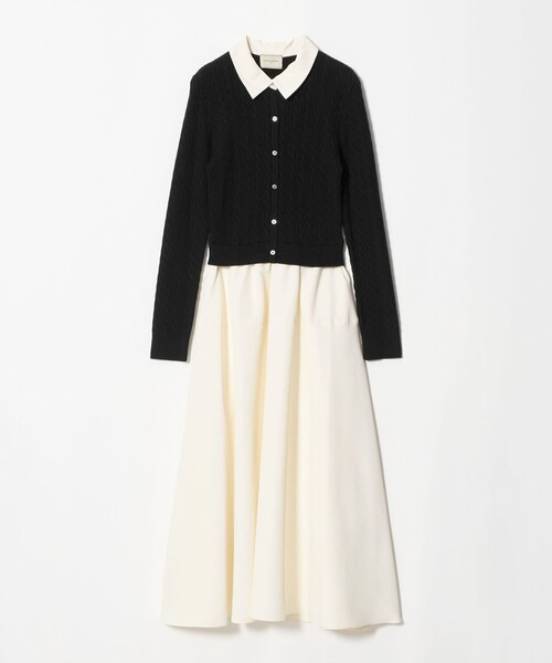UNITED ARROWS(ユナイテッドアローズ)の「ケーブル コンビ ワンピース(ワンピース・レディース・ネイビー/ブラック・FREE)」の14枚目の写真