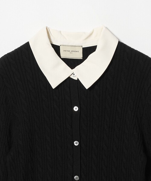 UNITED ARROWS(ユナイテッドアローズ)の「ケーブル コンビ ワンピース(ワンピース・レディース・ネイビー/ブラック・FREE)」の15枚目の写真