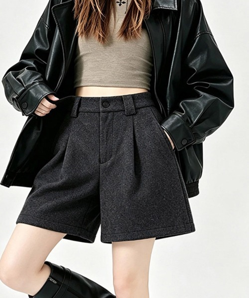 LEMOA(レモア)の「タック入りショートパンツ レディース(その他パンツ・レディース・ブラック/グレー・SMALL/MEDIUM/LARGE/X-LARGE)」の8枚目の写真