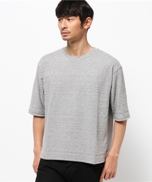 MIND BLOW | 【吉沢亮さん着用 スマート4月号掲載】  7分丈ドロップショルダーUネックカットソー(Tシャツ/カットソー)