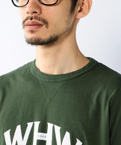 coen(コーエン)の「ガゼットスラブカレッジプリントTシャツA(Tシャツ/カットソー・メンズ・ホワイト/ケリー/マスタード・SMALL/MEDIUM/X-LARGE/LARGE)」の8枚目の写真