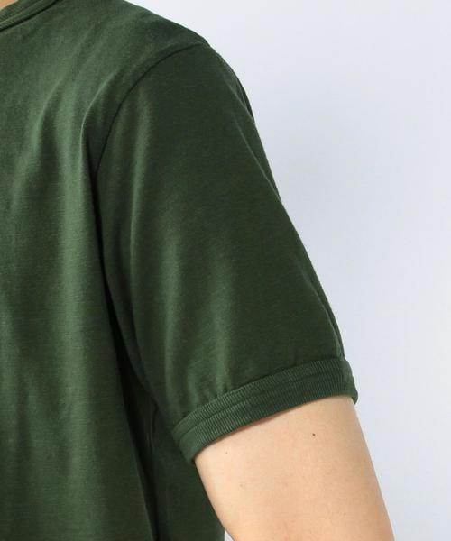 coen(コーエン)の「ガゼットスラブカレッジプリントTシャツA(Tシャツ/カットソー・メンズ・ホワイト/ケリー/マスタード・SMALL/MEDIUM/X-LARGE/LARGE)」の10枚目の写真