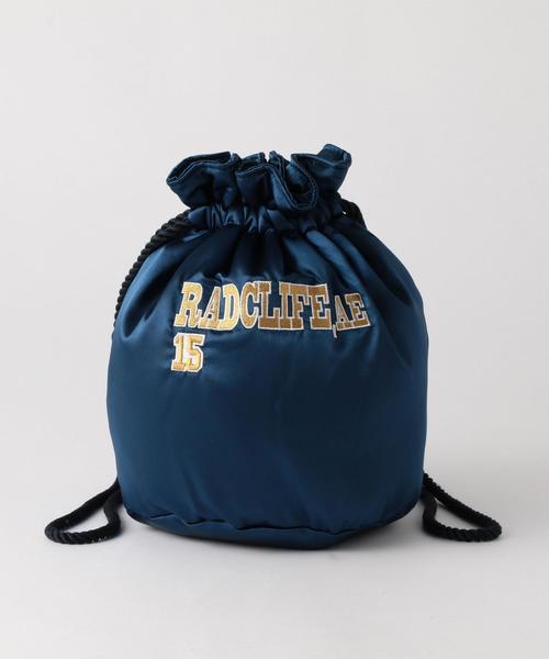 Another Edition（アナザーエディション）の「サテン刺繍巾着/AEBFC EMB キンチャク◆（ショルダーバッグ・レディース・ライトピンク/ライトブルー/ネイビー・FREE）」の3枚目の写真