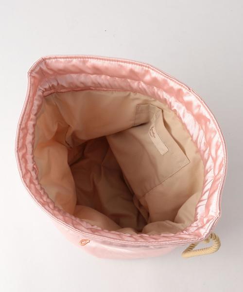 Another Edition（アナザーエディション）の「サテン刺繍巾着/AEBFC EMB キンチャク◆（ショルダーバッグ・レディース・ライトピンク/ライトブルー/ネイビー・FREE）」の12枚目の写真