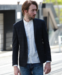 FACTOTUM | ウインドーペン2ボタンジャケット(テーラードジャケット)