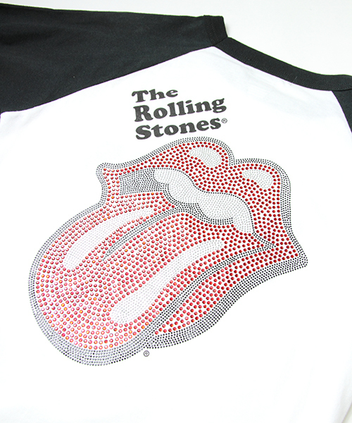 JACKROSE（ジャックローズ）の「The Rolling Stones×JACKROSE(USA Championボディ)ラグランロゴ7分袖Tシャツ（Tシャツ/カットソー・メンズ・ブラック×レッド/ブラック×グレー/ホワイト×ブラック/ブラック×ホワイト・S/M）」の17枚目の写真