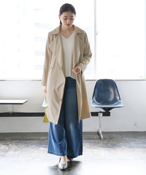 LEPSIM(レプシィム)の「12GランダムリブVネックプルオーバー 741430(ニット/セーター・レディース・オフホワイト/グレー/ブラック・FREE)」の5枚目の写真