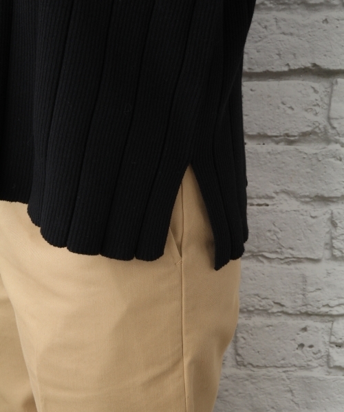 LEPSIM(レプシィム)の「12GランダムリブVネックプルオーバー 741430(ニット/セーター・レディース・オフホワイト/グレー/ブラック・FREE)」の13枚目の写真