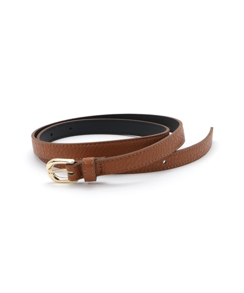 coca（coca）（コカ）の「シンプルデザインフェイクレザー細ベルト（ベルト・レディース・ブラウン/レッド/ベージュ/ホワイト/ブラック・ONE SIZE）」の4枚目の写真