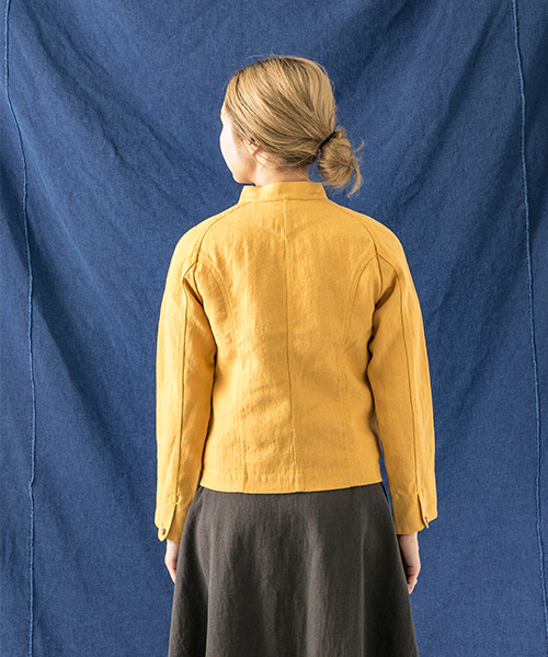 WORK NOT WORK URBAN RESEARCH(ワークノットワークアーバンリサーチ)の「WORK NOT WORK エドワーディアンジャケット(その他アウター・レディース・チャコールグレー/マスタード・MEDIUM/SMALL)」の5枚目の写真