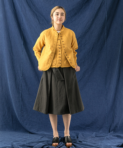 WORK NOT WORK URBAN RESEARCH(ワークノットワークアーバンリサーチ)の「WORK NOT WORK エドワーディアンジャケット(その他アウター・レディース・チャコールグレー/マスタード・MEDIUM/SMALL)」の3枚目の写真