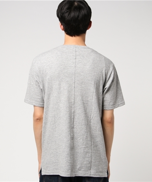 WEGO(ウィゴー)の「WEGO/スラブVポケットカットソー(Tシャツ/カットソー・メンズ・ホワイト/ネイビー/杢グレー/カーキ/ベージュ/ワイン・SMALL/MEDIUM/LARGE)」の21枚目の写真