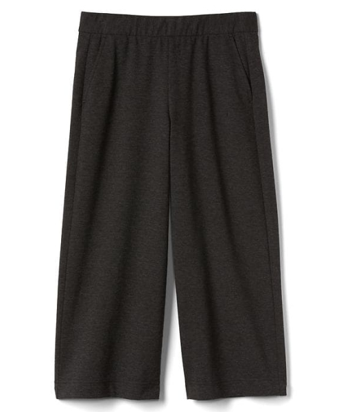GAP(ギャップ)の「Gap ポンチ ワイドレッグ クロップドキュロット(その他パンツ・レディース・チャコールグレー/ライトグレー/ブラック・M/S/XS/XXS/XXXS/L)」の6枚目の写真