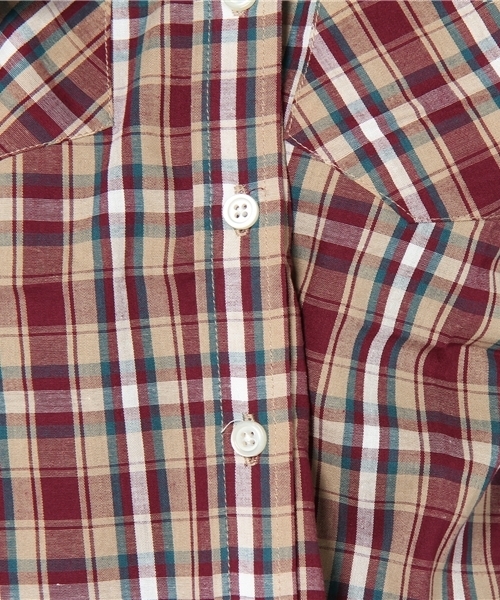 WEGO(ウィゴー)の「ウエスタンチェックブロードLSシャツ(シャツ/ブラウス・レディース・ブラック/ベージュ/グリーン/ブルー/レッド・MEDIUM/LARGE)」の15枚目の写真